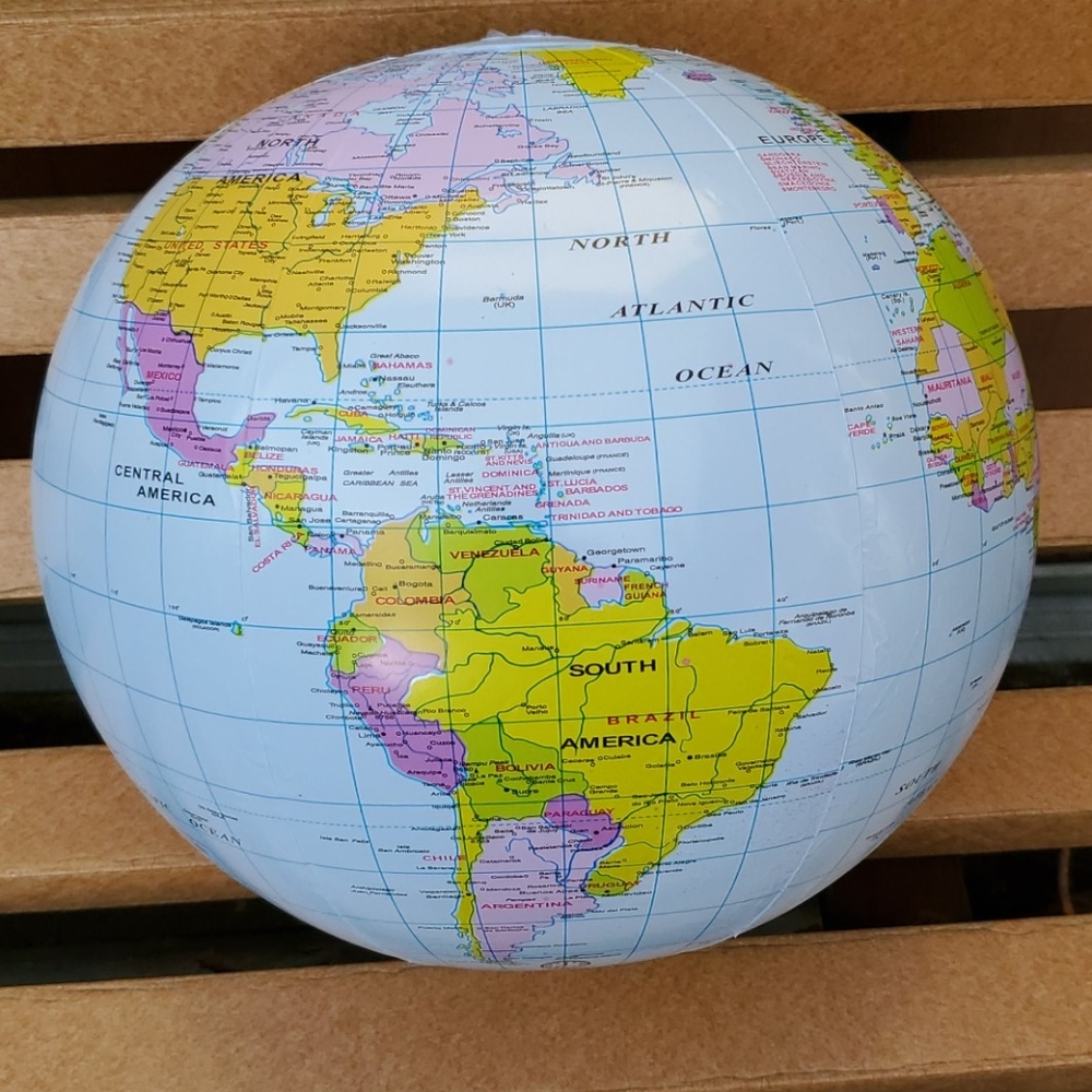Inflatable globe Homeschooling Pool Learning NEW